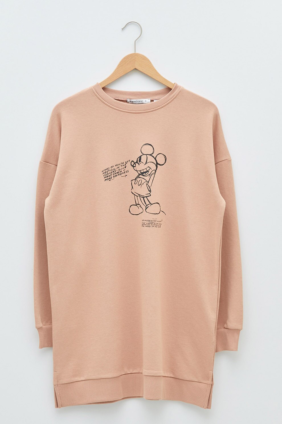 LC WAIKIKI, Bluza sport cu imprimeu grafic, Roz somon