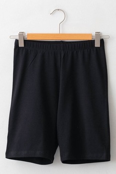 LC WAIKIKI, Colanti scurti cu talie elastica, Negru LC WAIKIKI, Colanti scurti cu talie elastica, Negru