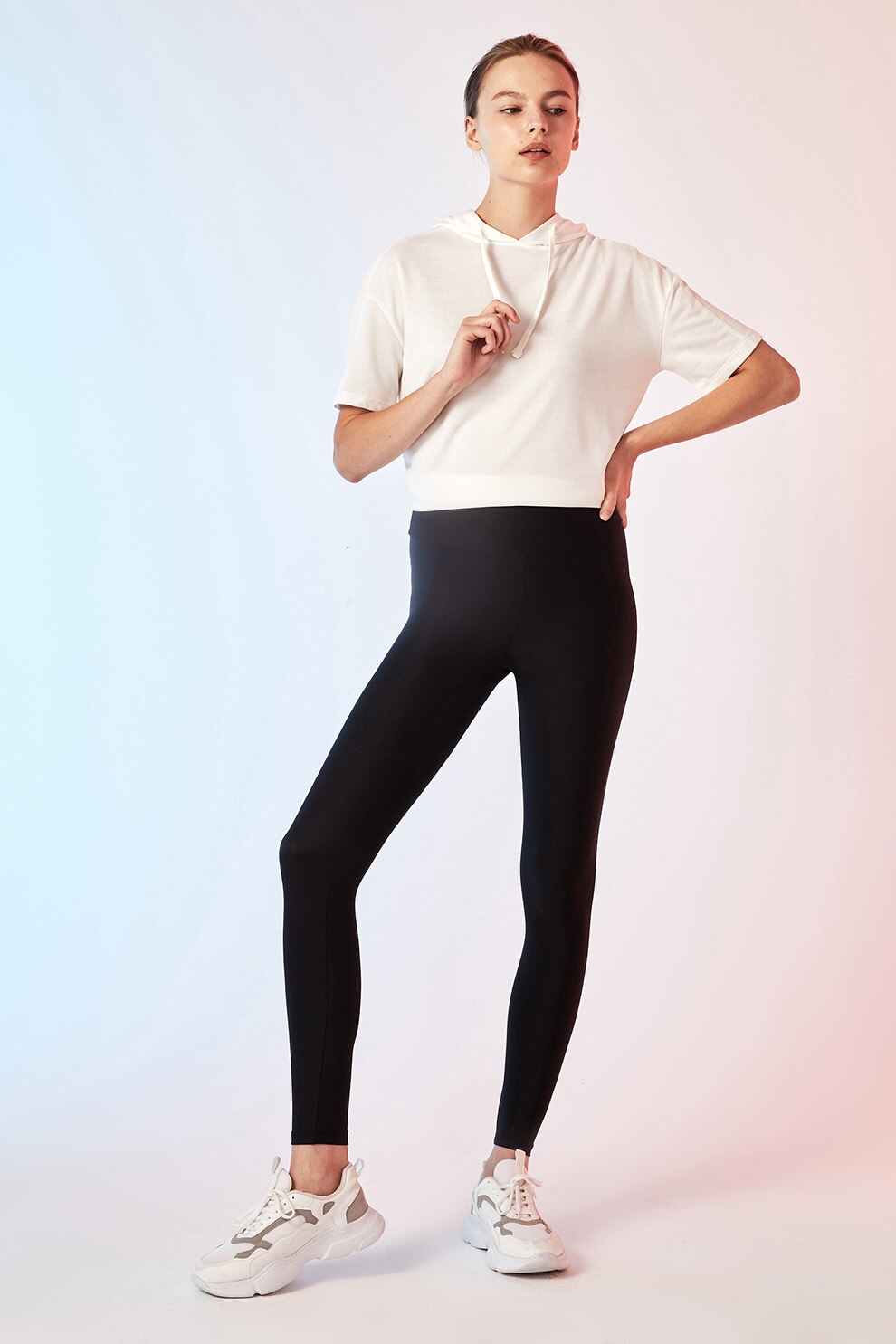 LC WAIKIKI, Colanti cu talie inalta, Gri antracit