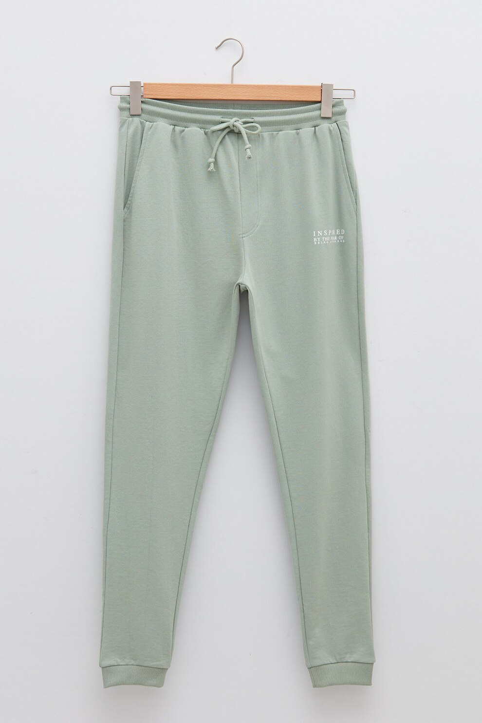 LC WAIKIKI, Pantaloni sport cu snur in talie, Verde fistic