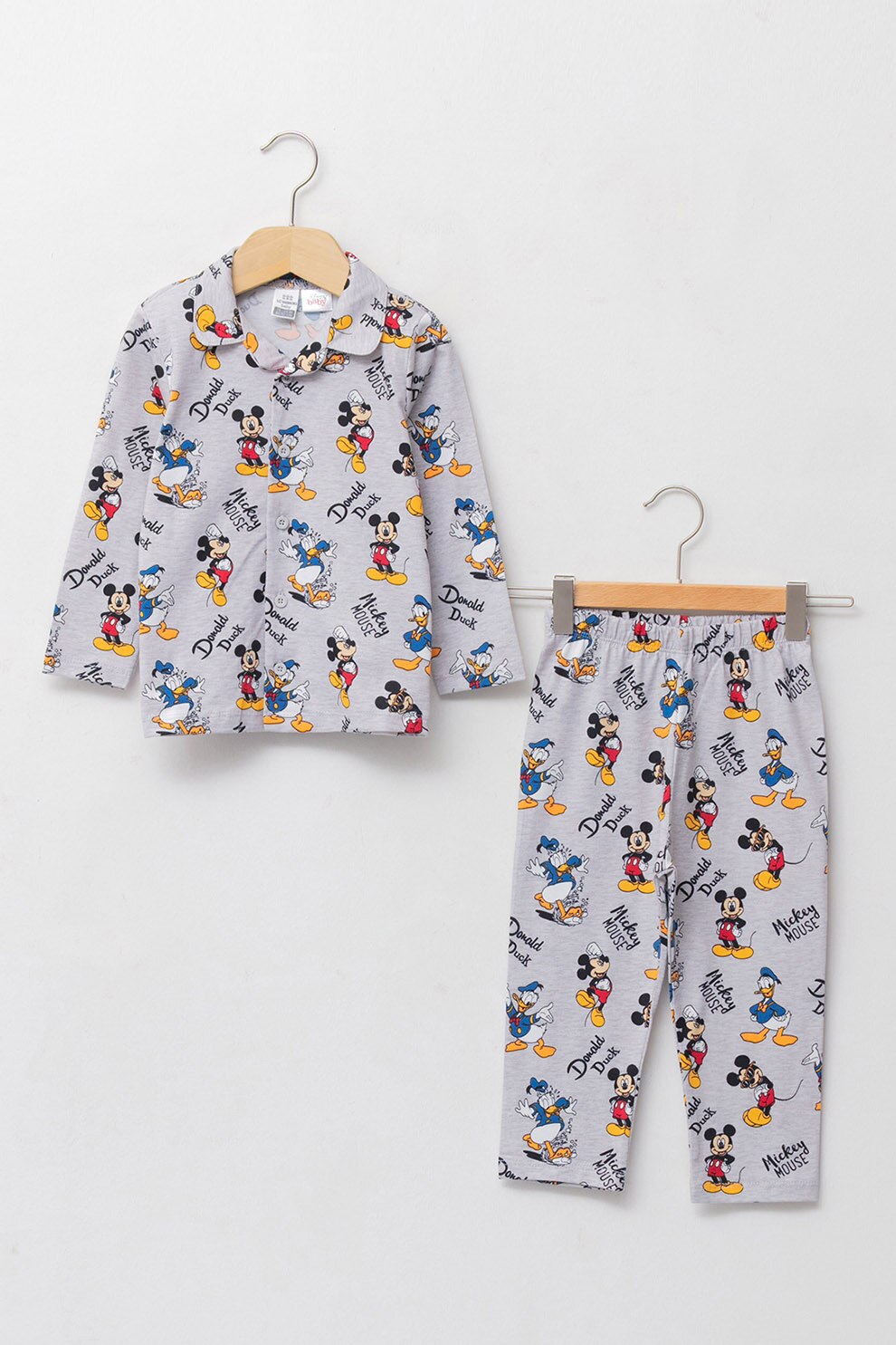 LC WAIKIKI, Pijama de bumbac cu imprimeu Disney, Multicolora
