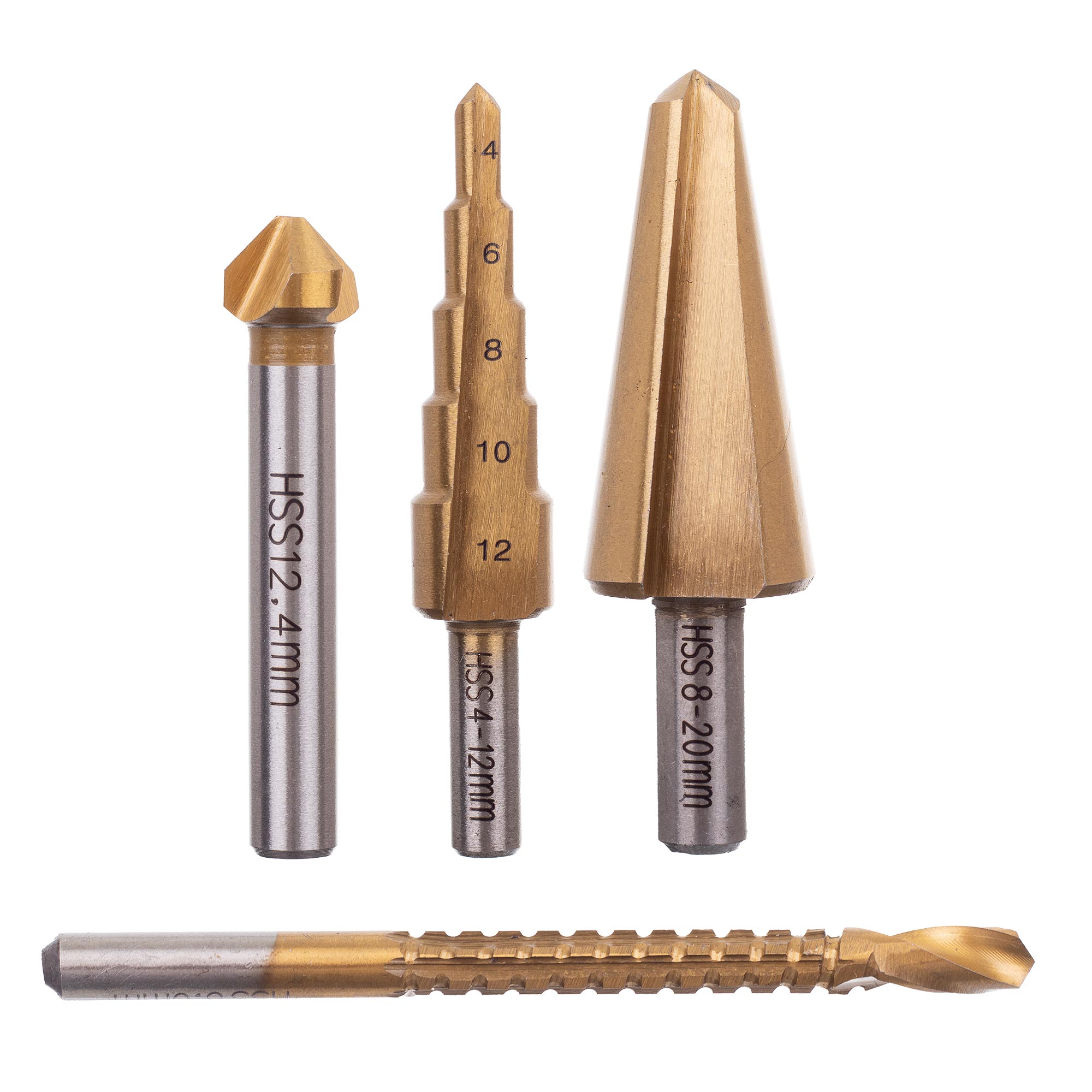 Set 4 burghie, 4-32 mm, Technic F1290