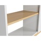 Raft Dan, sonoma/alb, 120x181x36 cm
