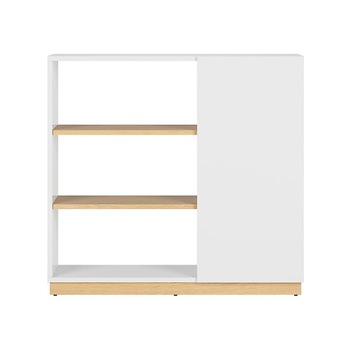 Raft Dan, sonoma/alb, 120x112x36 cm Raft Dan, sonoma/alb, 120x112x36 cm