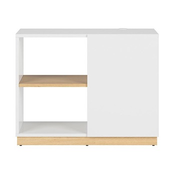 Raft Dan, sonoma/alb, 100x78x51 cm Raft Dan, sonoma/alb, 100x78x51 cm