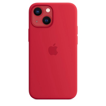 Husa compatibila Apple, iPhone 13, silicon, microfibra ,Rosu aprins Husa compatibila Apple, iPhone 13, silicon, microfibra ,Rosu aprins