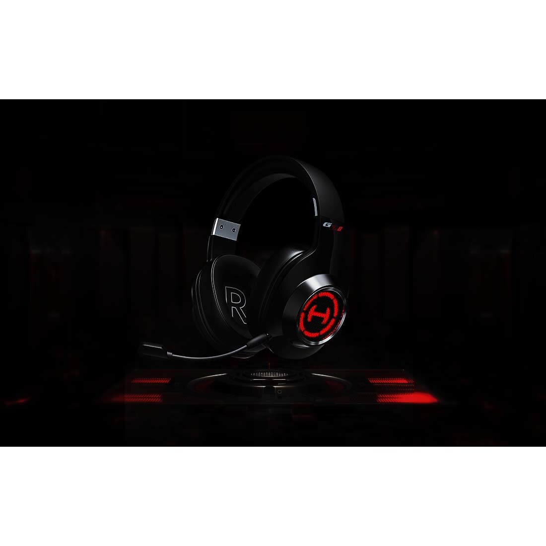 Gaming fejhallgató, Állítható, HECATE G2 II, fekete, RGB világítás ...