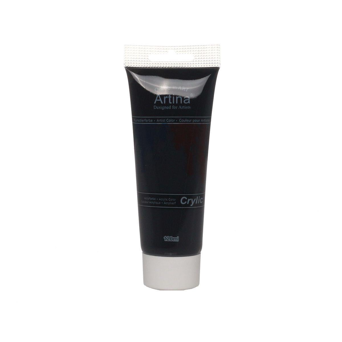 Vopsea acrilica Artina, Crylic, 120ml, Negru
