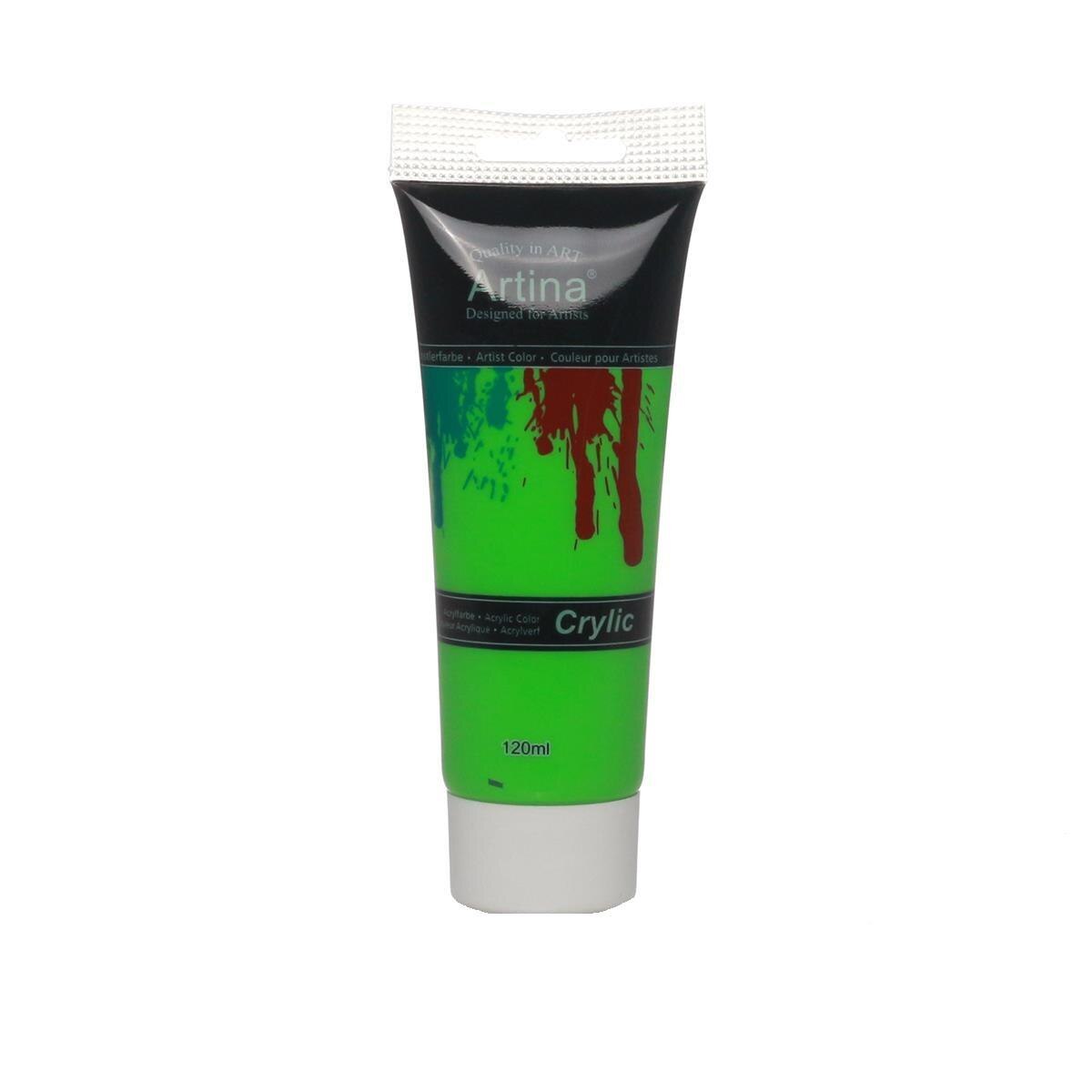 Vopsea acrilica Artina, Crylic, 120ml, Verde deschis