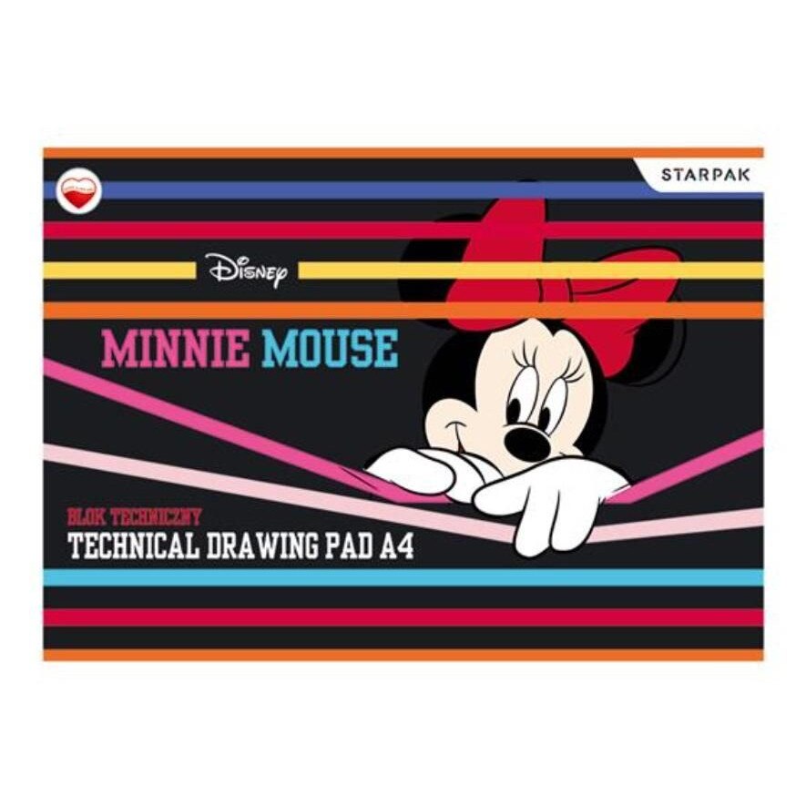 Bloc desen A4 Minnie Mouse, 10 coli Multicolor