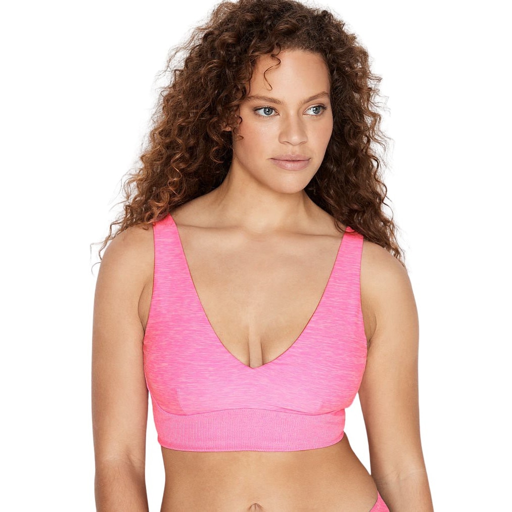 Bustiera sport dama, Victoria's Secret, Unlined Essential Plunge Bralette, Roz