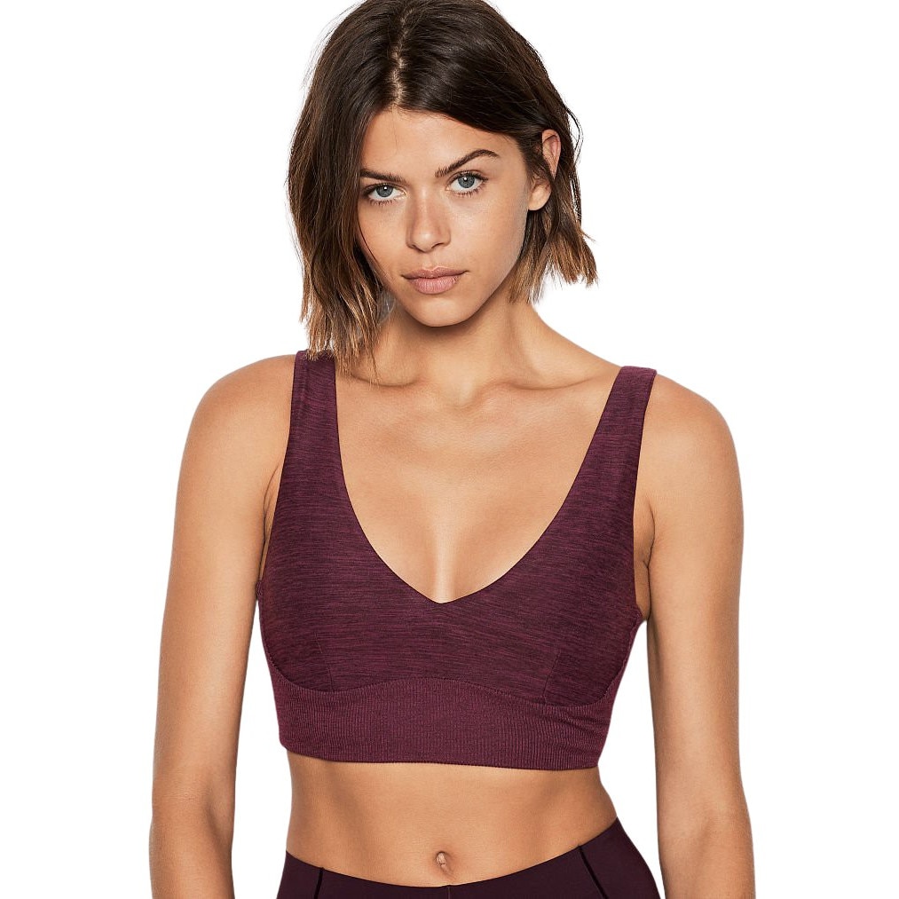Bustiera sport dama, Victoria's Secret, Unlined Essential Plunge Bralette, Violet