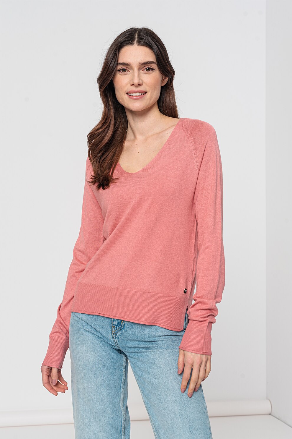 Haily's, Pulover cu maneci raglan Carlotta, Roz pal