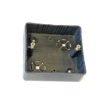 Set 10 bucati doze montaj pentru spot led scara 80x80x30, PVC Negru, IP20 Set 10 bucati doze montaj pentru spot led scara 80x80x30, PVC Negru, IP20