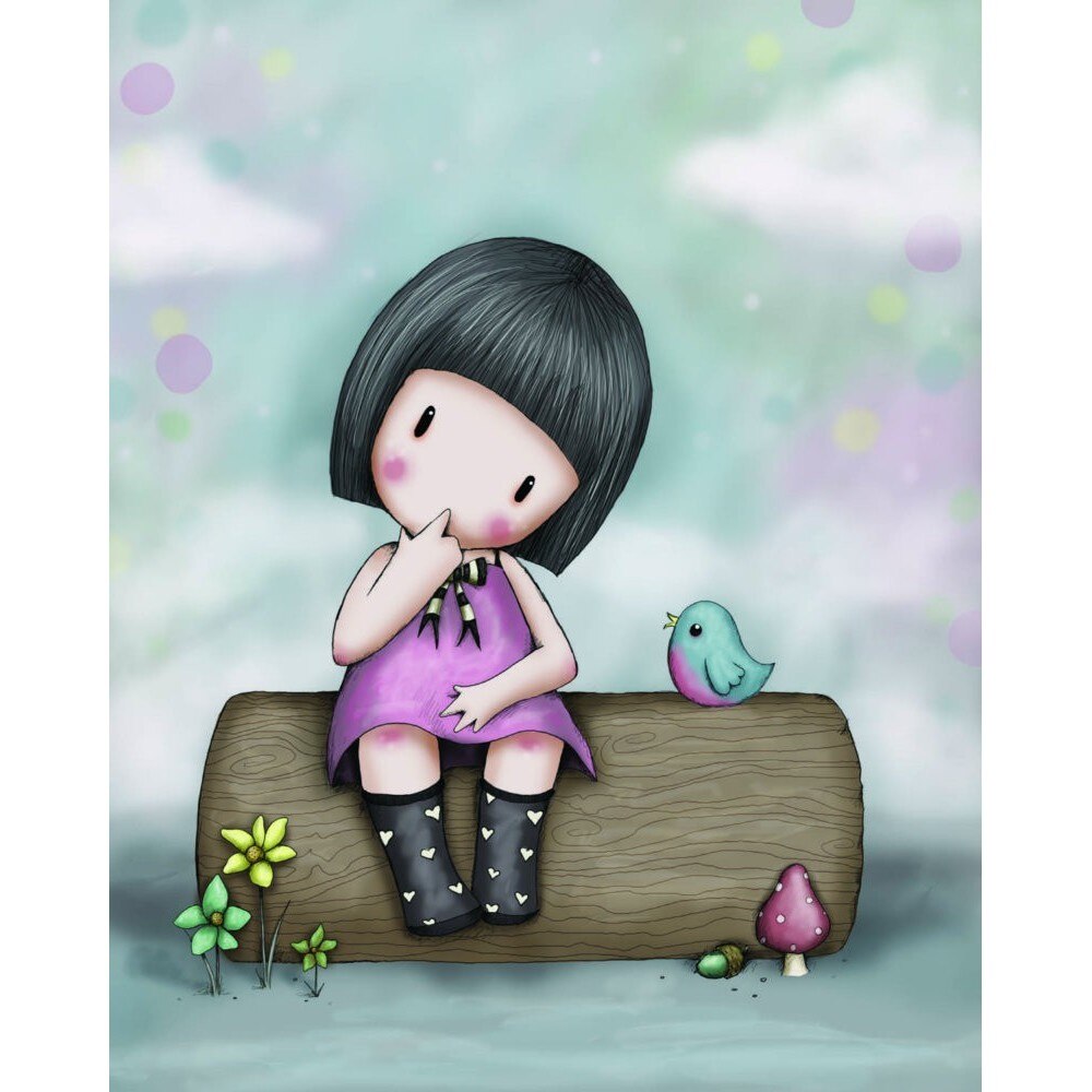 Felicitare Gorjuss-Bluebirds Proposal