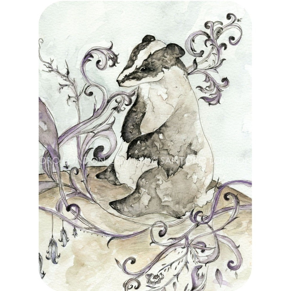 Felicitare Eclectic-The Badger