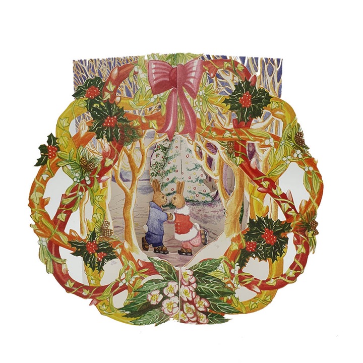 Поздравителна картичка 3D зайче в Sanius