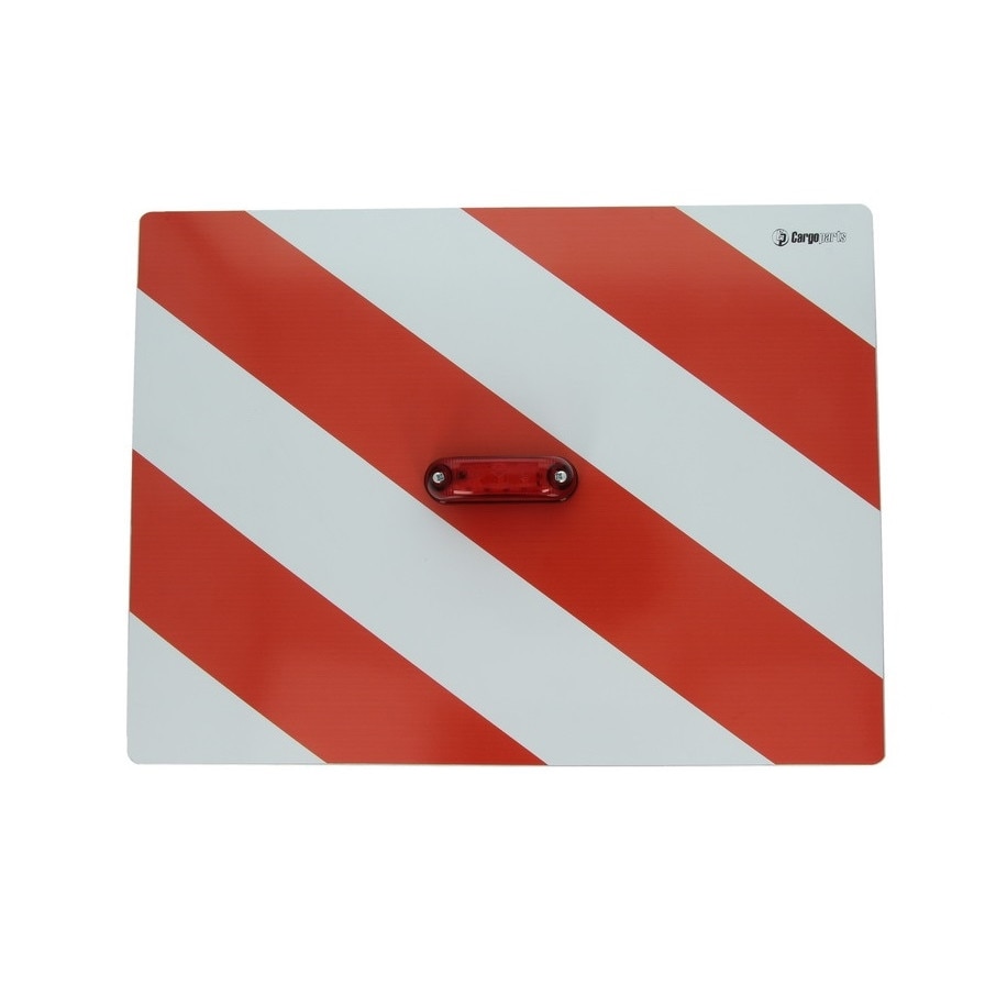 Tablita placa avertizare/informare cu LED 40x30 cm, Cargoparts