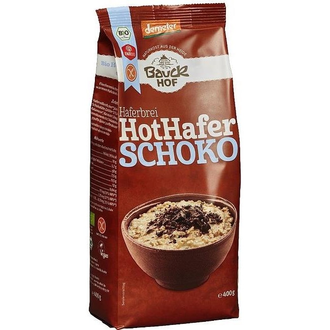 Terci Bio de Ovaz cu Ciocolata Fara Gluten Bauck Hof 400gr