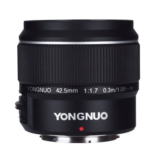 Obiectiv foto Yongnuo YN 42.5mm f1.7 pentru M4/3