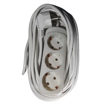 Prelungitor 3 prize 10 metri cablu 3x1mm2 max 2200W Prelungitor 3 prize 10 metri cablu 3x1mm2 max 2200W