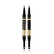 Creion pentru sprancene Eveline Brow Art Duo 2 in 1, Dark, 8 g