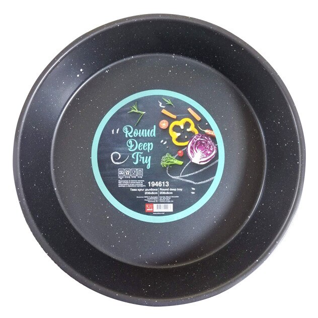 Tava de copt rotunda RAKI 36x8cm