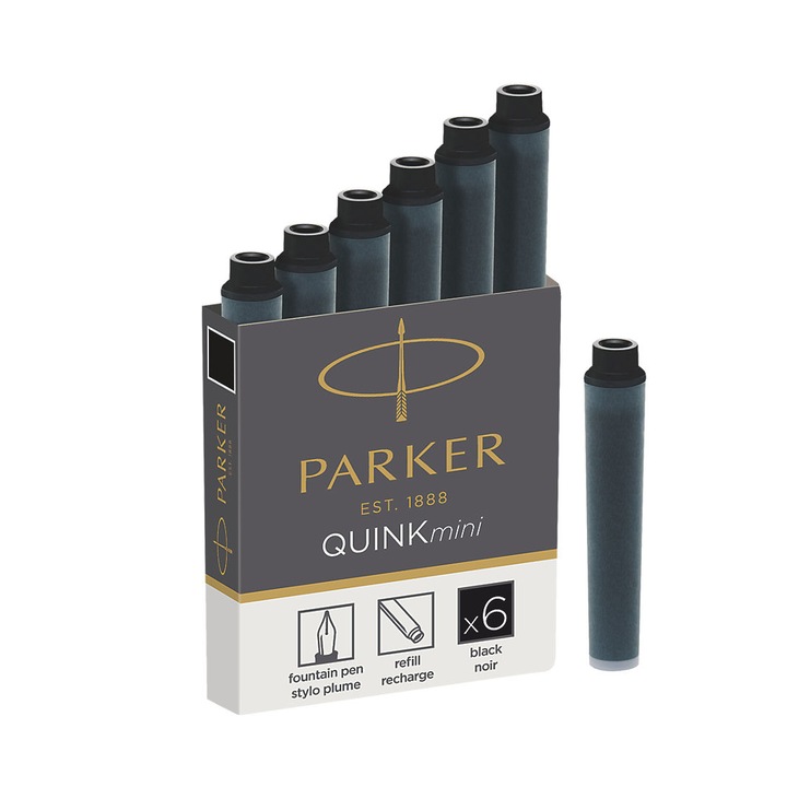 Cartus de cerneala Parker Royal, negru