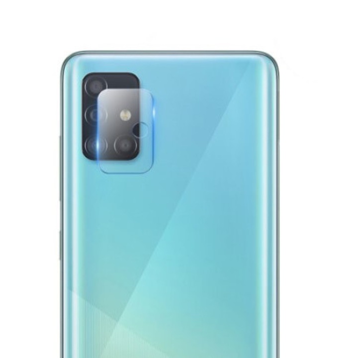 Protector camera pentru Samsung Galaxy A51, transparent
