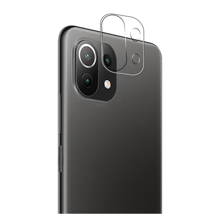 Стъклен Протектор за камера за Xiaomi Mi 11 5G, Прозрачен