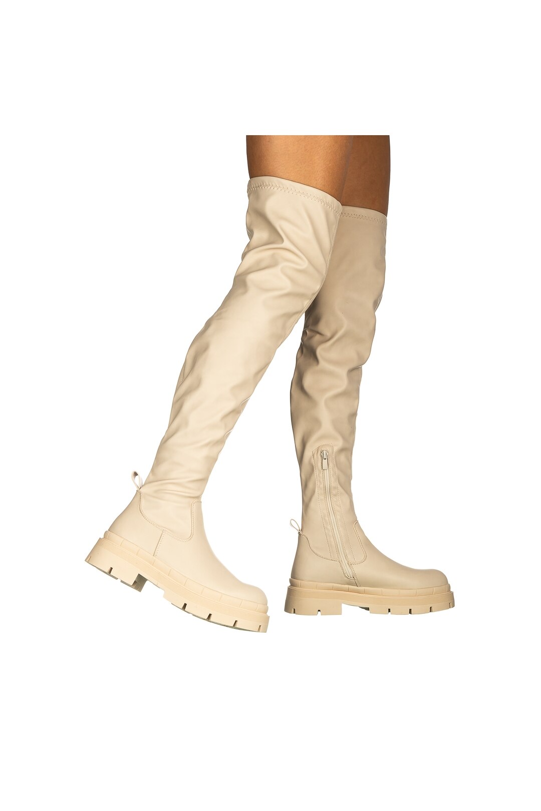 Cizme dama Zula, Bej