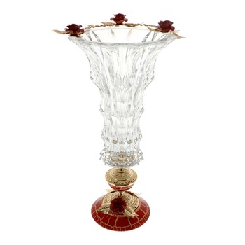 Vaza cu Trandafiri Luxurious Burgundy 50 cm Vaza cu Trandafiri Luxurious Burgundy 50 cm