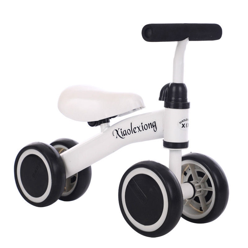 enthusiasm package Dad Mini bicicleta cu 4 roti, fara pedale pentru copii intre 12 si 36 de luni,  Alba, Tricicleta - eMAG.ro