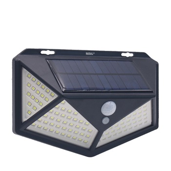 Panou Led Solar MRG MCL114 ,114 LED, Senzor miscare, Incarcare solara, Negru Panou Led Solar MRG MCL114 ,114 LED, Senzor miscare, Incarcare solara, Negru