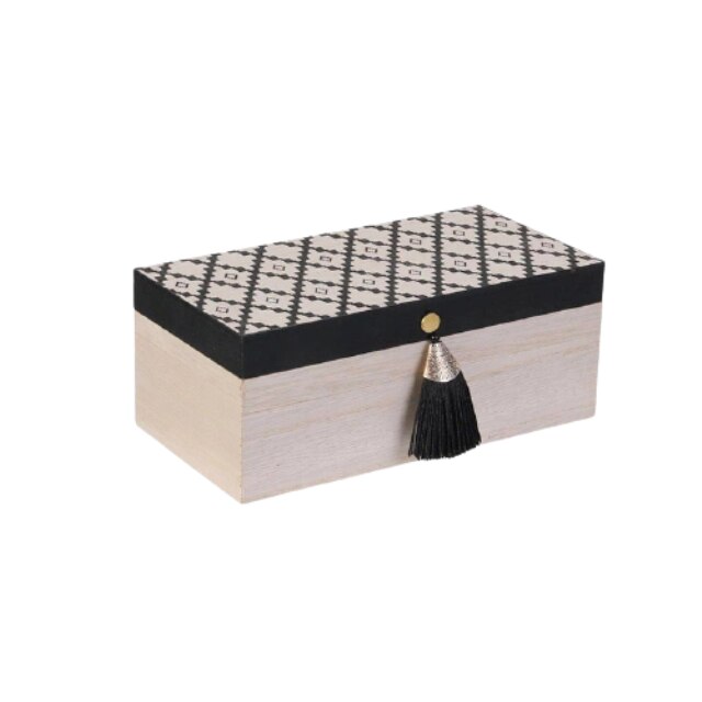 Cutie pentru accesorii Miraggio, din MDF, 8 x 20 x 10 cm