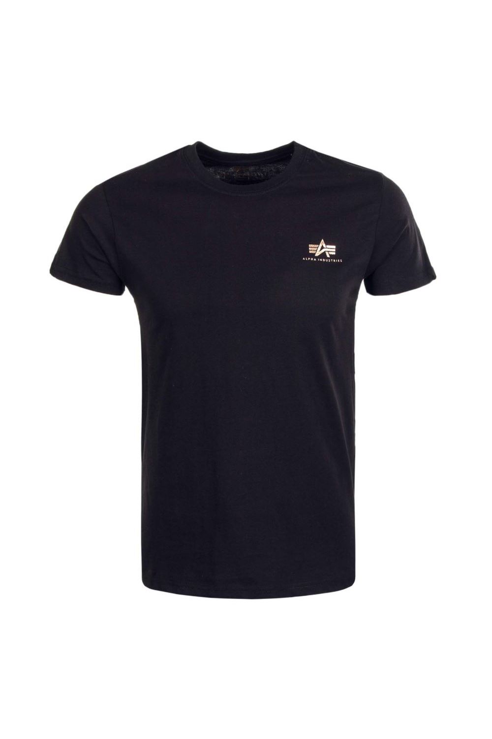 Tricou, Alpha Industries, Alp Basic T Foil Print, Negru XL