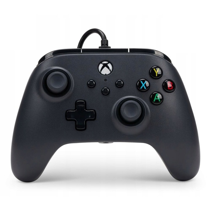 PowerA Wired Xbox Series X|S, Xbox One Vezetékes Fekete kontroller