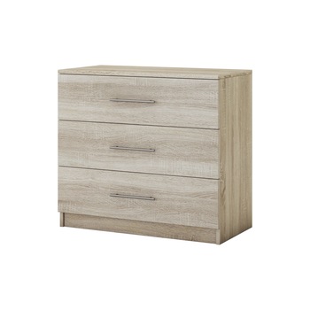 Comoda Beta, Sonoma, 90x82x45 cm Comoda Beta, Sonoma, 90x82x45 cm