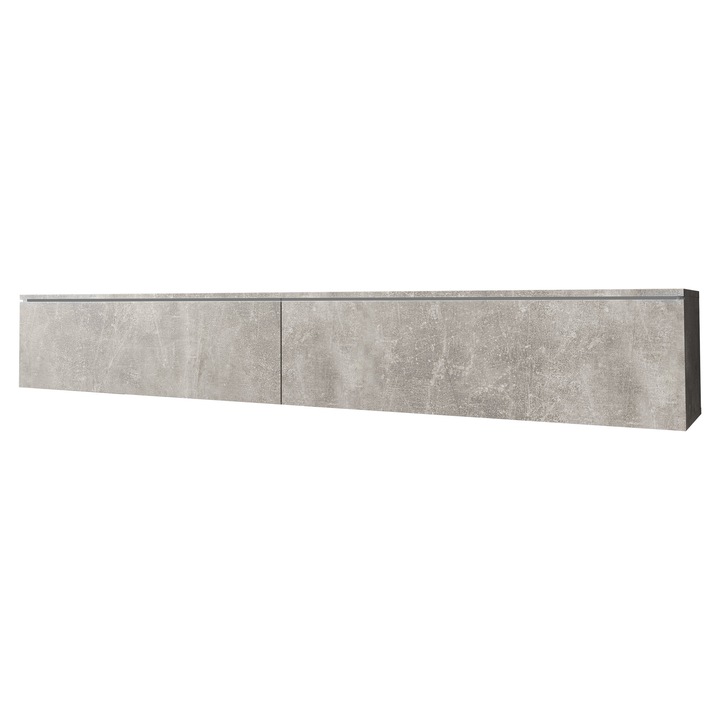Comoda TV Dlone 180, MIRJAN24, beton, 180x30x33 cm