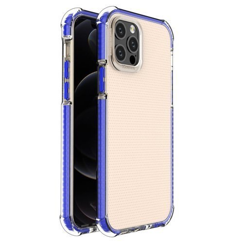 Husa De Protectie Spring Armor Pentru Iphone 12 / 12 Pro , Albastra