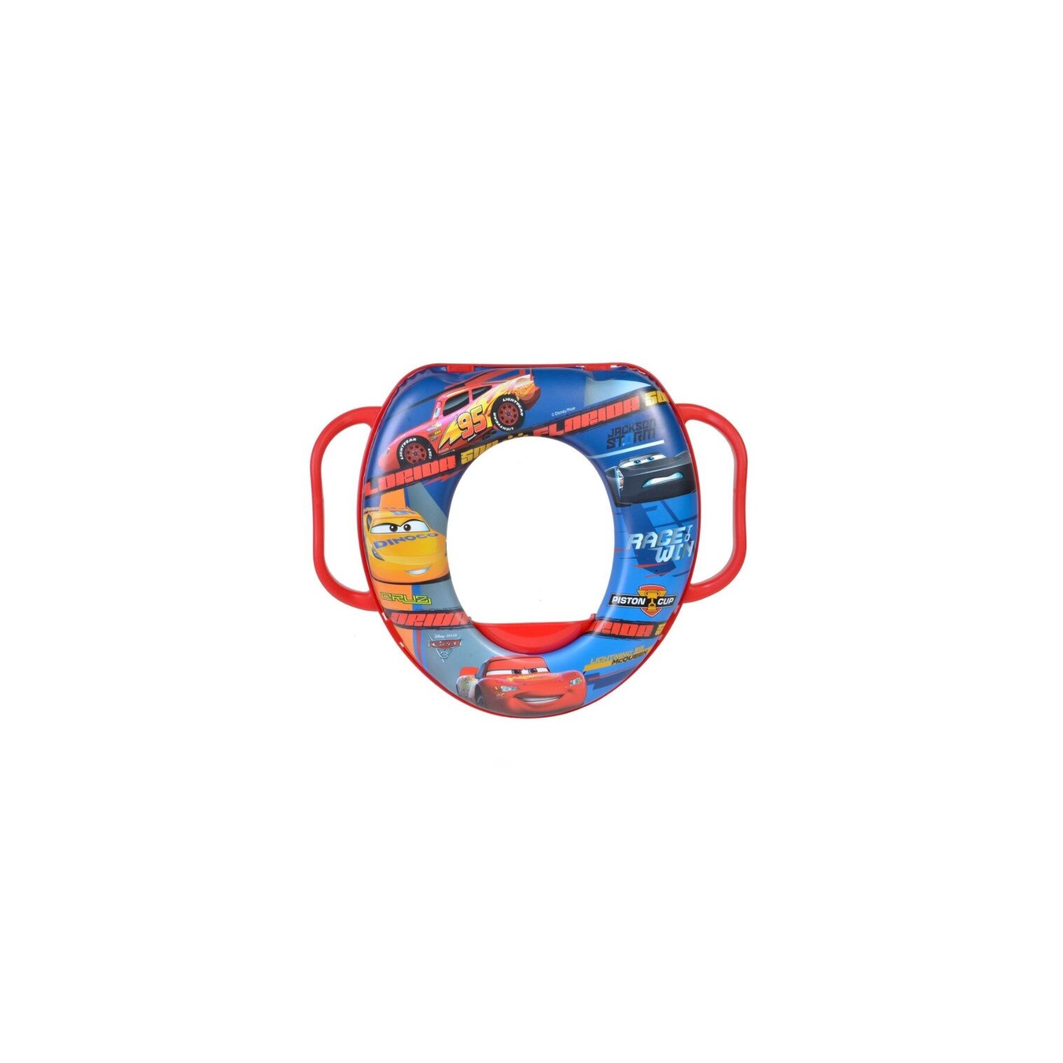 Reductor pentru WC, model Disney Cars, maxim 25 kg, Multicolor