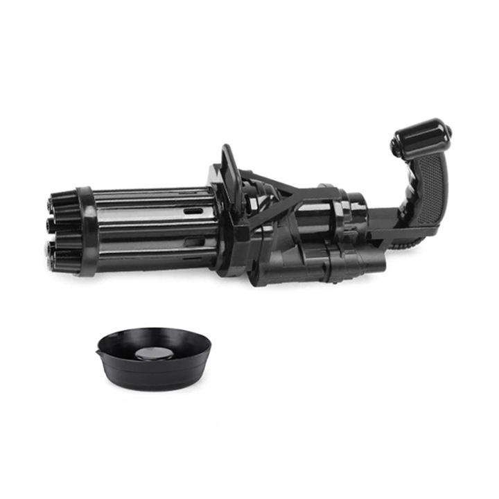 Arma de jucarie SIKS®, baloane de sapun, varsta recomandata +3 ani, Negru