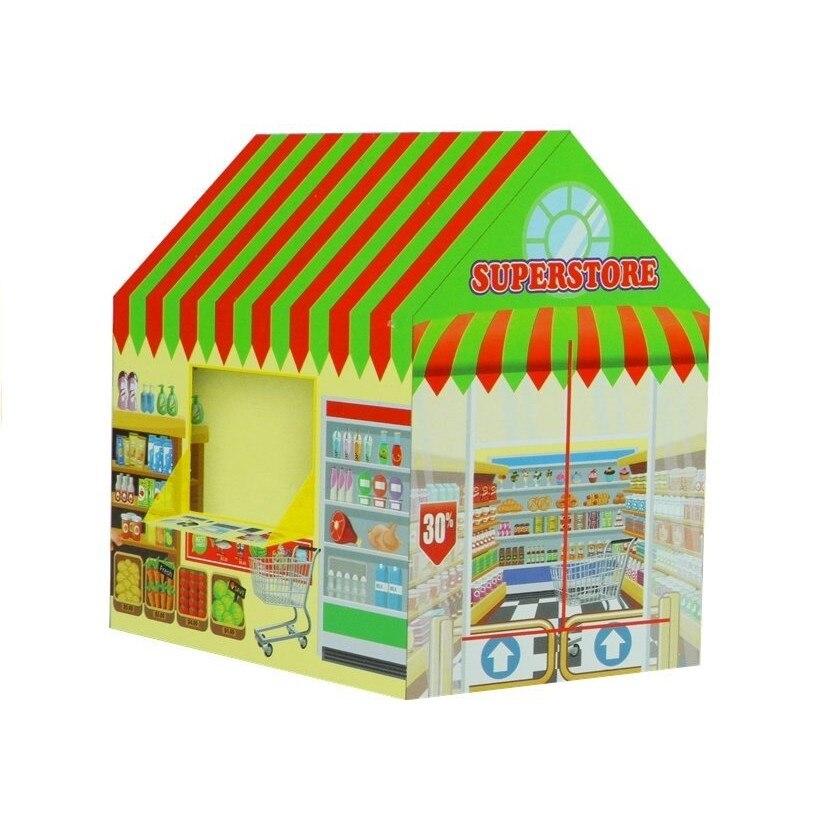 Cort de joaca pentru copii, Supermarket, multicolor, 3674, 103x93x69 cm