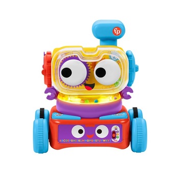 Jucarie interactiva Fisher Price Learning Bot 4 in 1, limba maghiara Jucarie interactiva Fisher Price Learning Bot 4 in 1, limba maghiara