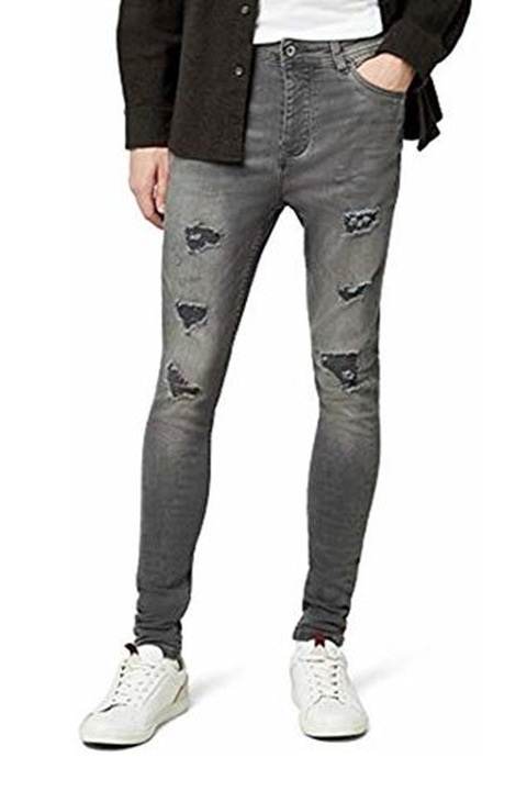 Blugi barbati, Find, Bumbac, Gri inchis, W34 L34