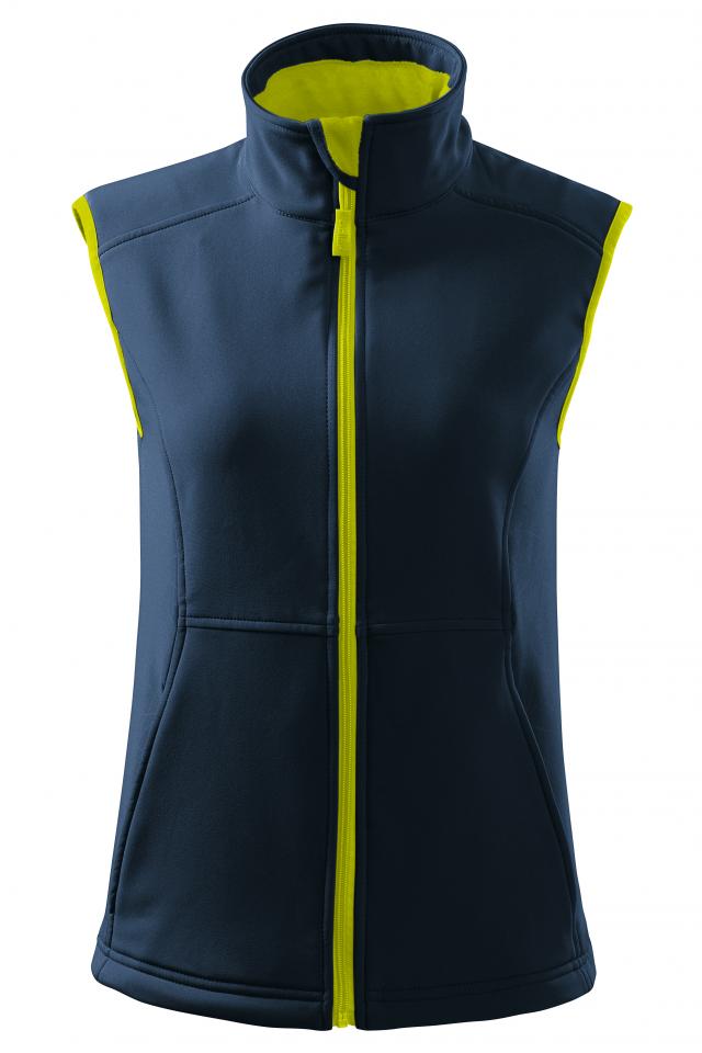 Vesta softshell pentru dama Vision, Albastru marin