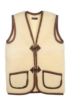 Vesta Milano, lana merinos, alb/maro, Bej/Maro Vesta Milano, lana merinos, alb/maro, Bej/Maro
