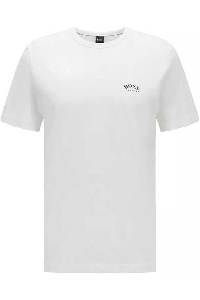 Tricou Barbati Boss Hugo Boss Tee Curved 50412363-10213473-100, Alb