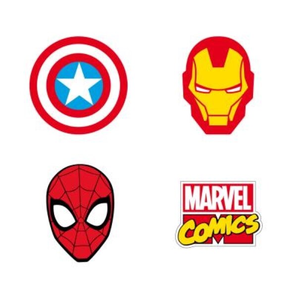 Set 4 Gume De Sters Marvel
