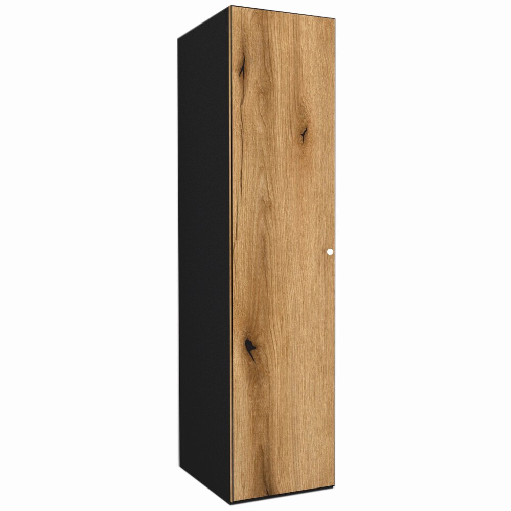 Dulap Genarom LEX B, Stejar Wotan, 50 x 218 x 66 cm